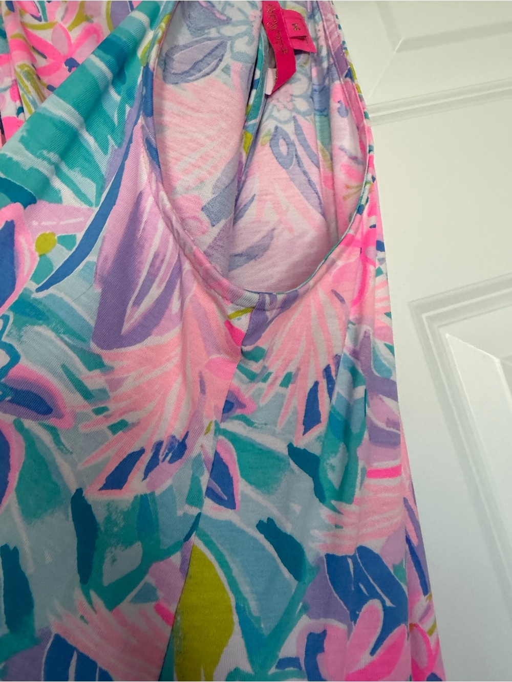 Lilly Pulitzer Margot swing dress size M It was all a dream pink purple - Picture 3 of 11